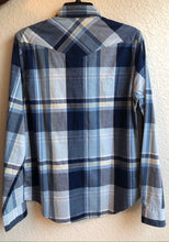 Cargar imagen en el visor de la galerÃa, Lucky Brand Camisa de Manga Larga a presión Delantera Western Camisa de Botones Talla S