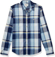 Cargar imagen en el visor de la galerÃa, Lucky Brand Camisa de Manga Larga a presión Delantera Western Camisa de Botones Talla S