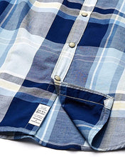 Cargar imagen en el visor de la galerÃa, Lucky Brand Camisa de Manga Larga a presión Delantera Western Camisa de Botones Talla S