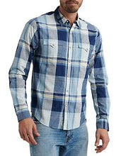 Cargar imagen en el visor de la galerÃa, Lucky Brand Camisa de Manga Larga a presión Delantera Western Camisa de Botones Talla S