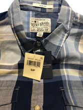 Cargar imagen en el visor de la galerÃa, Lucky Brand Camisa de Manga Larga a presión Delantera Western Camisa de Botones Talla S