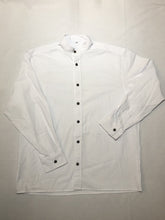 Cargar imagen en el visor de la galería, Camisa De Manta Manga Larga Cuello Estilo Mao Tipo Guayabera
